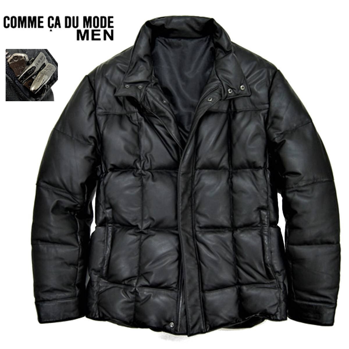 Yahoo!オークション -「コムサレザーダウンジャケット」の落札相場