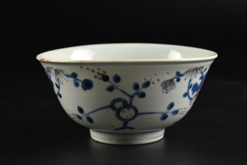 中国 元時代 元朝 泉州 徳化古窯 古染付 茶碗 中国 元時代 元朝 泉州