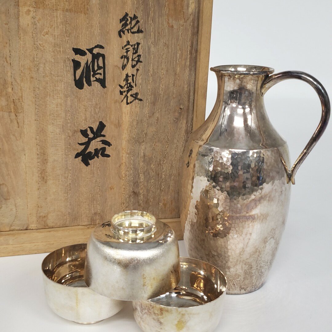 Yahoo!オークション -「おちょこ」(銀製) (金属工芸)の落札相場・落札価格