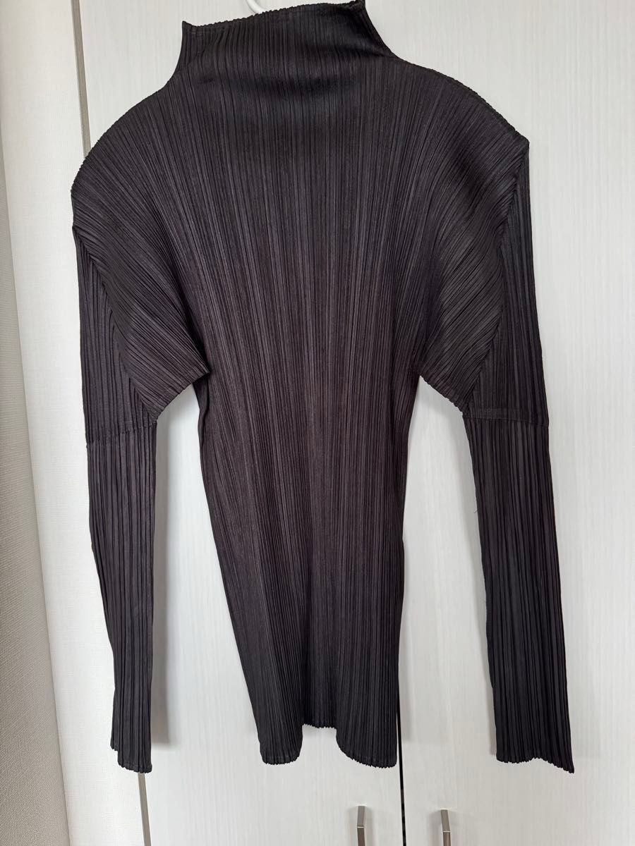 1997年 イッセイミヤケ ハイネック プリーツ ブラウス プリーツ