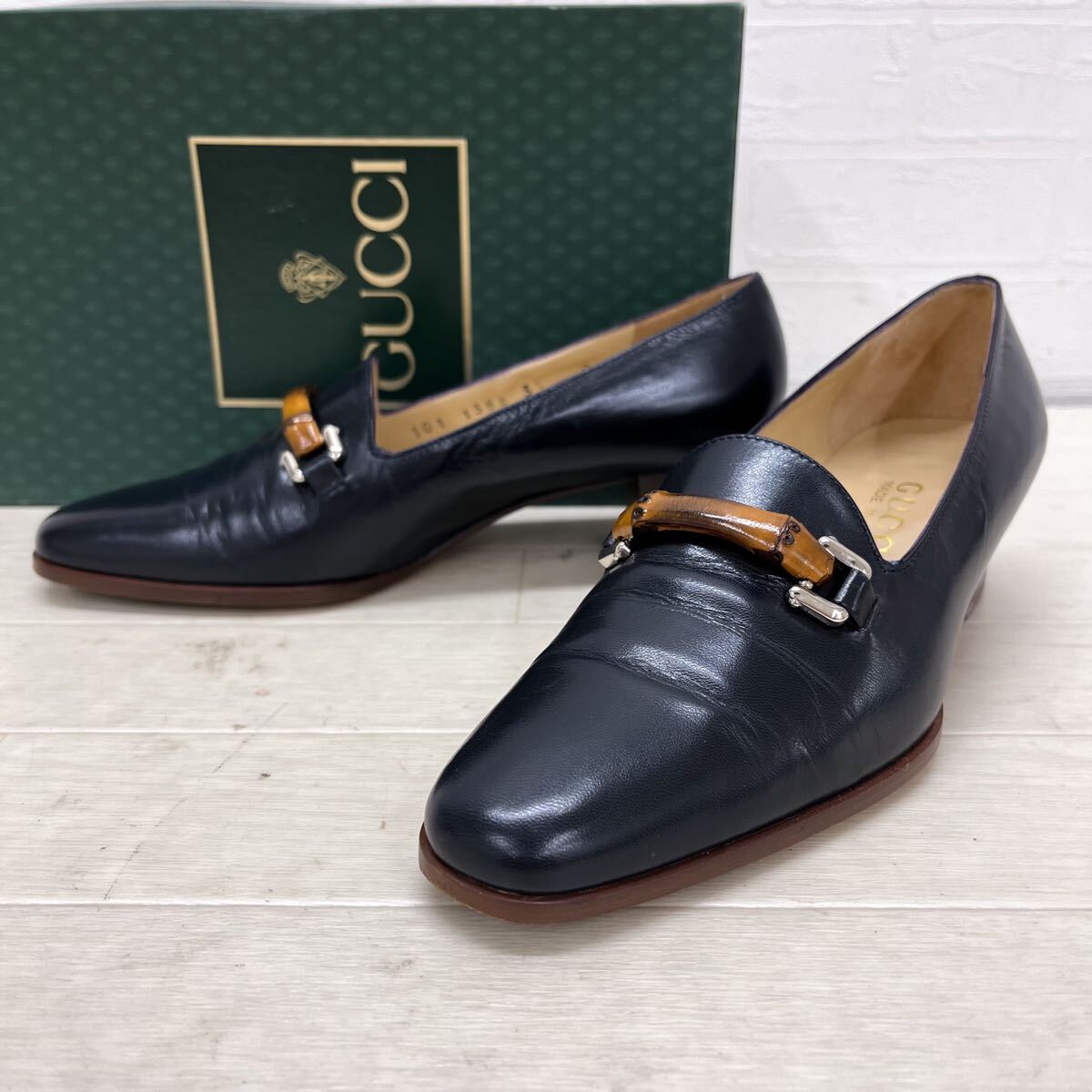 Yahoo!オークション -「(gucci グッチ) バンブー」(靴) (グッチ)の落札