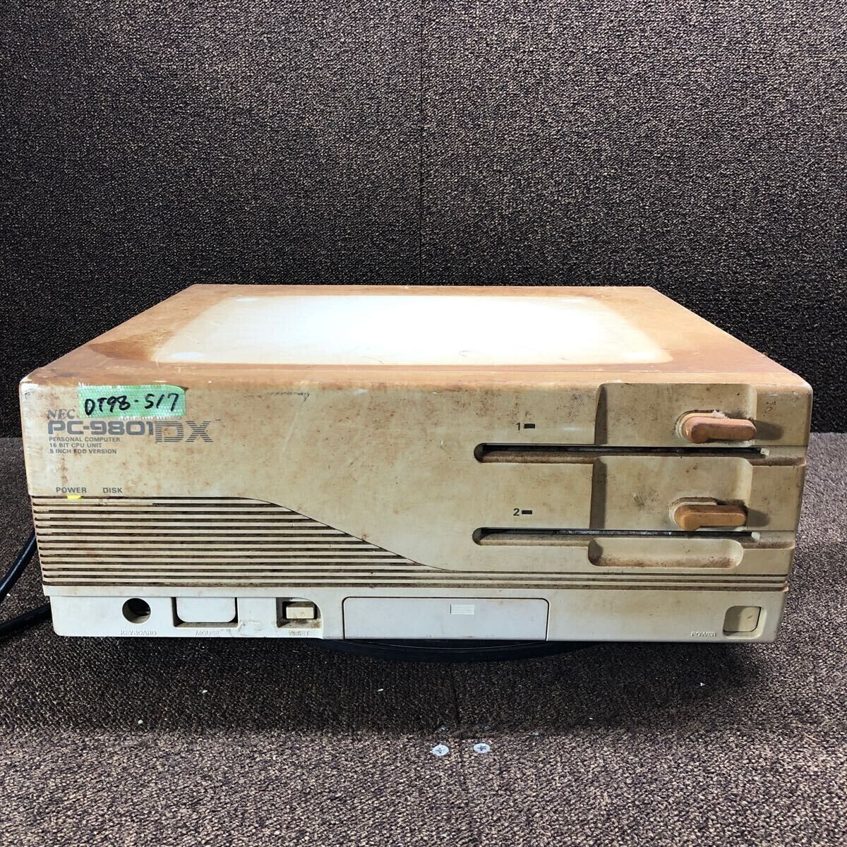 □NEC PC-9801DX2 レトロPC MS-DOS ジャンク □NEC PC-9801DX2 レトロ