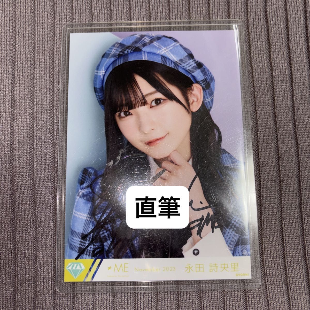 ≠ME 蟹沢萌子 直筆サイン 生写真 2023年 ノイミー｜Yahoo!フリマ（旧
