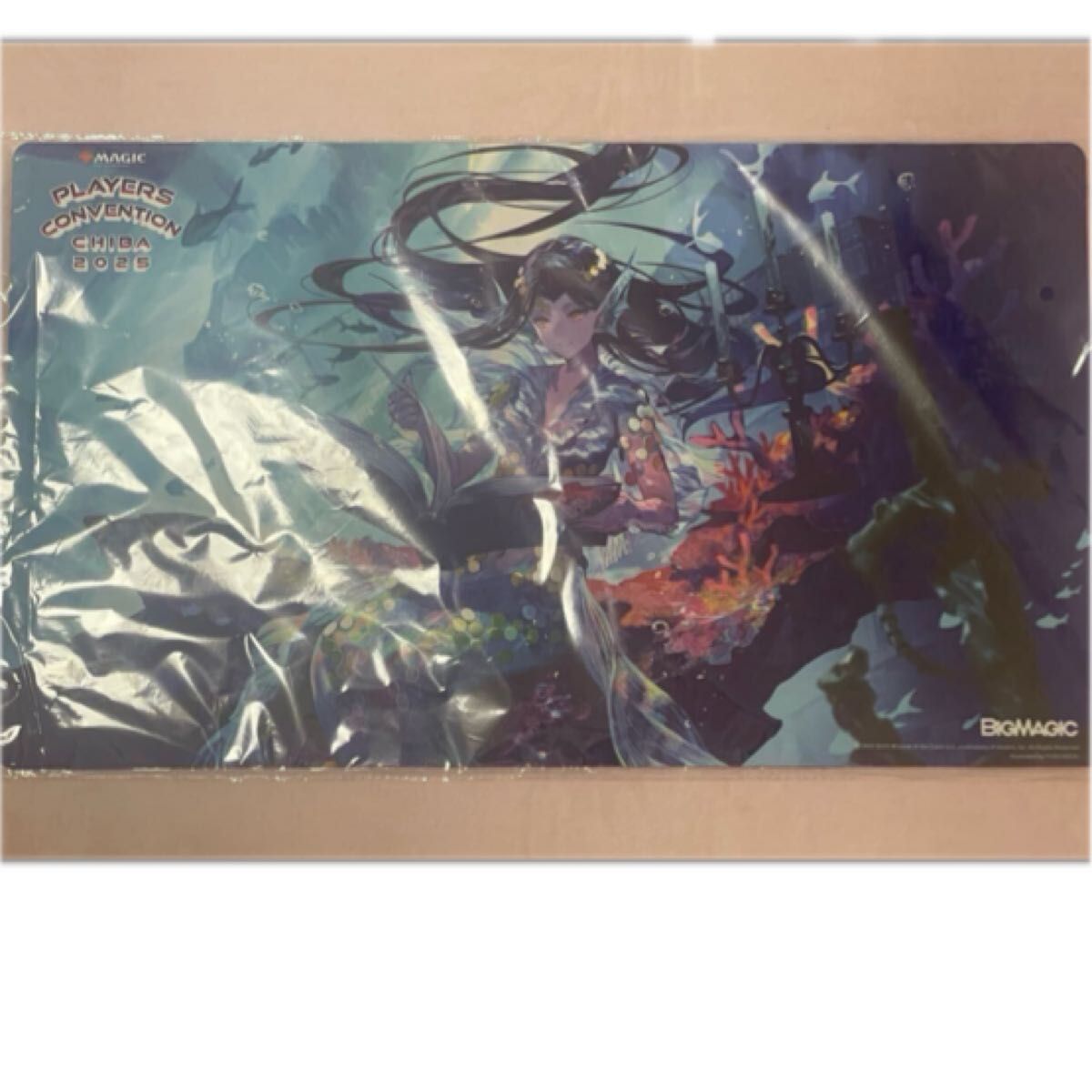 未開封】リスティックの研究 プレイマット 藤ちょこ Rhystic Study MTG