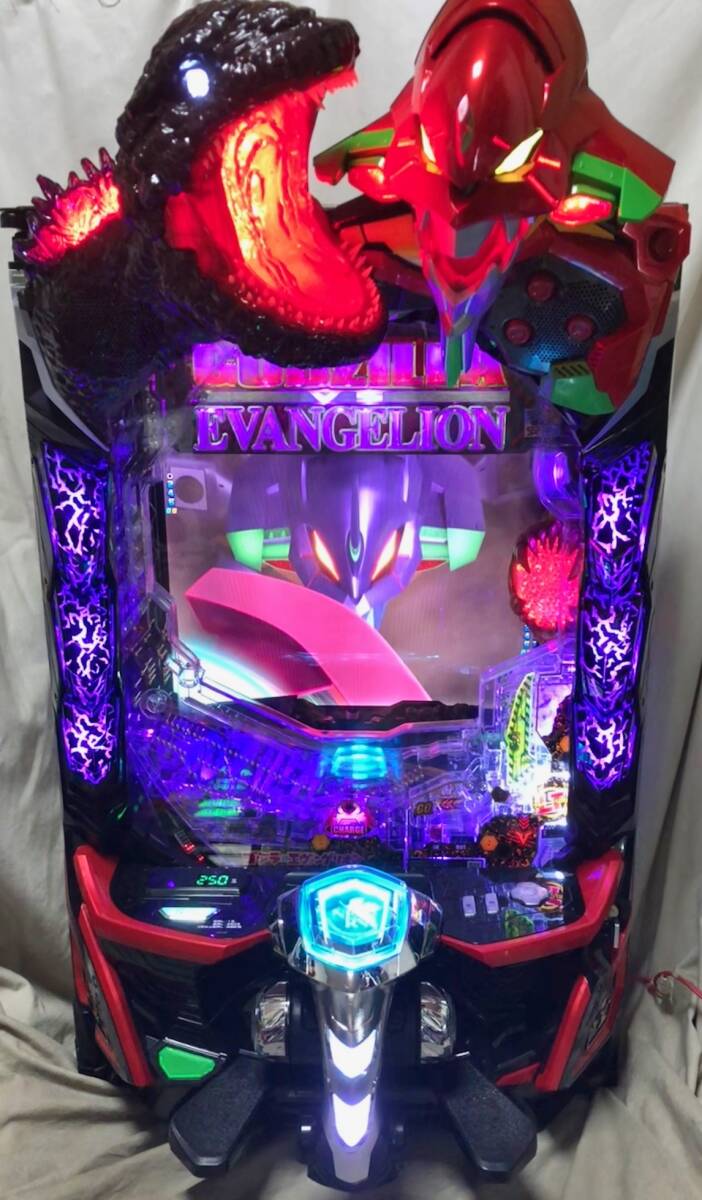 Yahoo!オークション -「ゴジラ対エヴァンゲリオン」(パチンコ実機