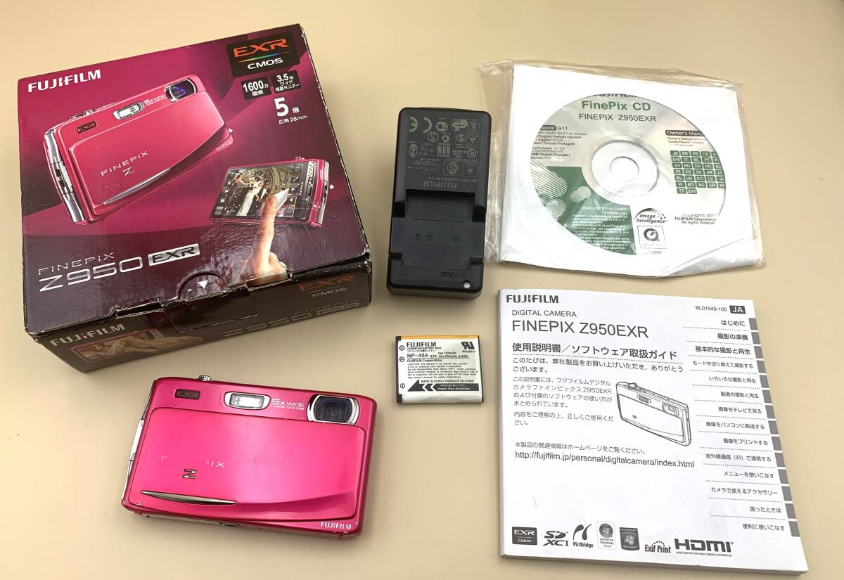 Yahoo!オークション -「富士フイルム finepix z950exr [ピンク