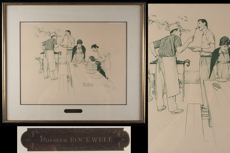 Yahoo!オークション -「ノーマンロックウェル」(石版画、リトグラフ