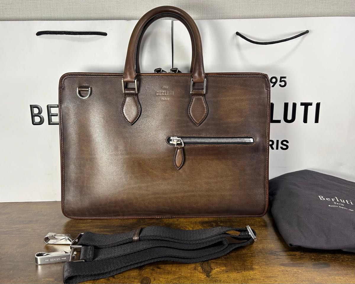 希少オルガ期 定価約68万円 Berluti ベルルッティ アンジュール Un