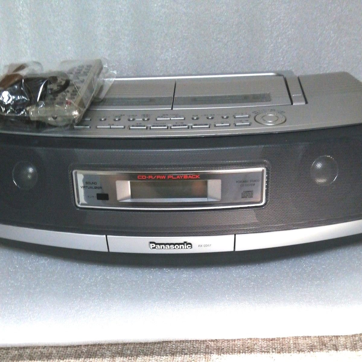 Panasonic CDラジオカセットレコーダー RX-ED57 レトロ 美品