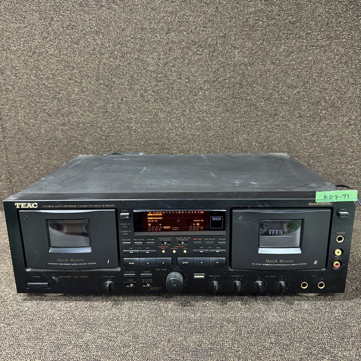 Yahoo!オークション -「teac w-6000r」(カセットデッキ) (オーディオ