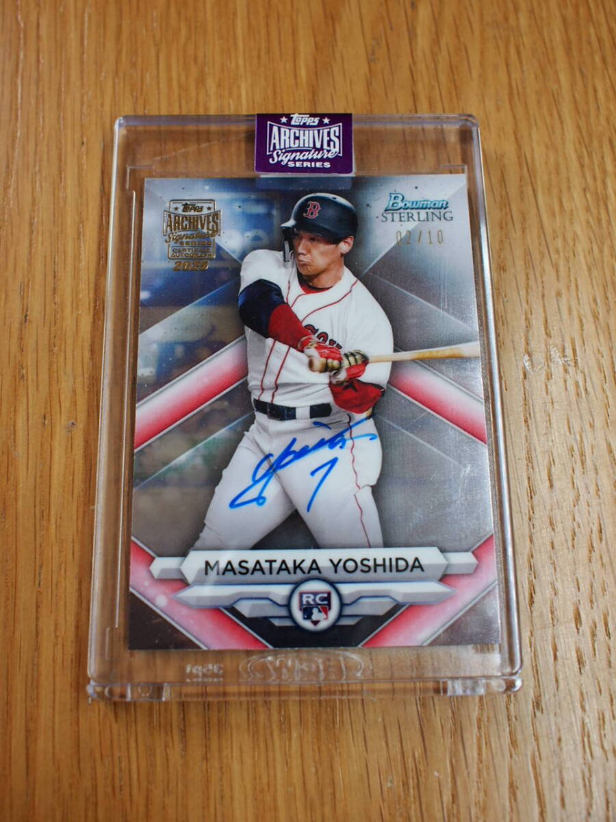 吉田正尚 カード topps 直筆サイン AUTO 49枚限定 シリアル 吉田正尚