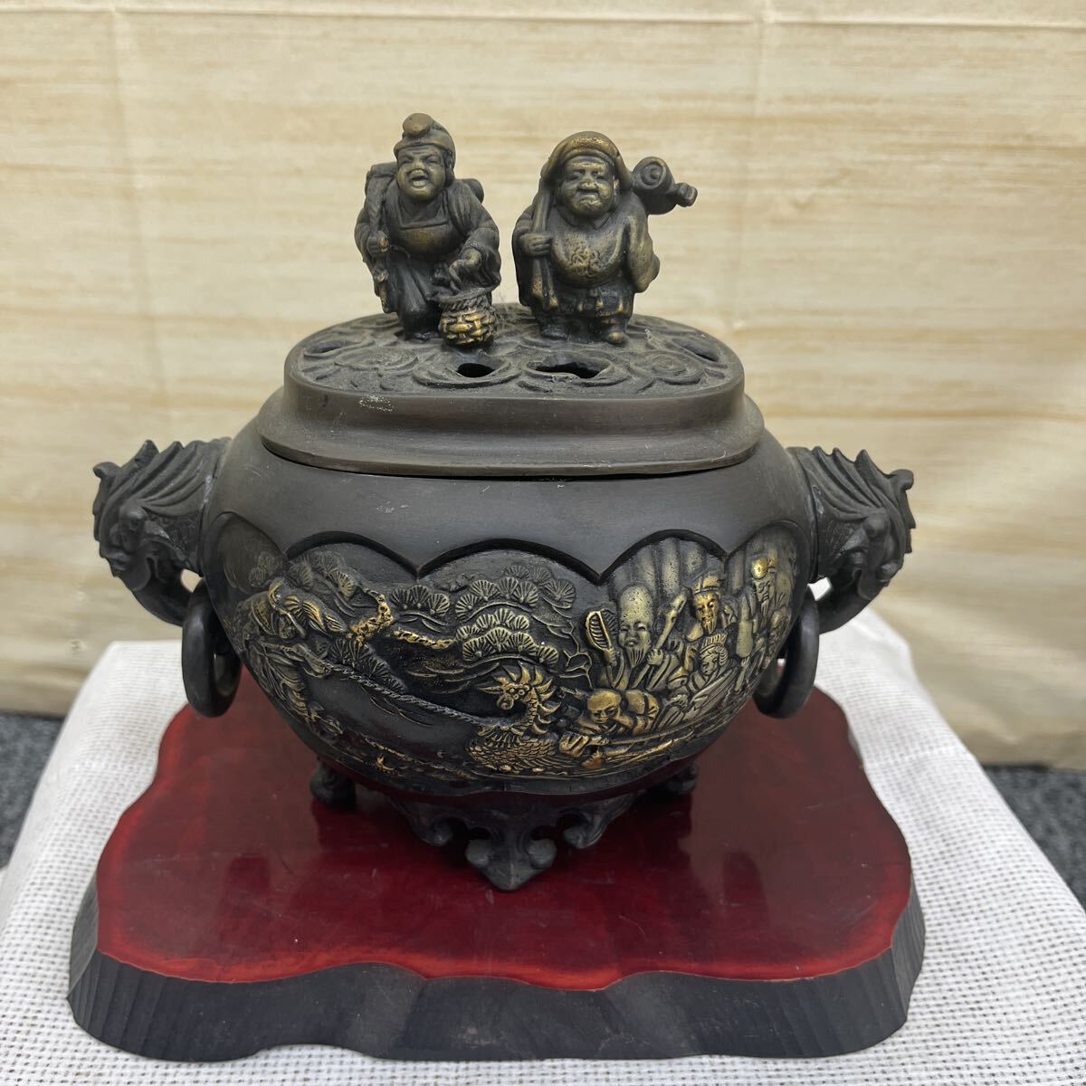 Yahoo!オークション -「床の間 香炉」(銅製) (金属工芸)の落札相場