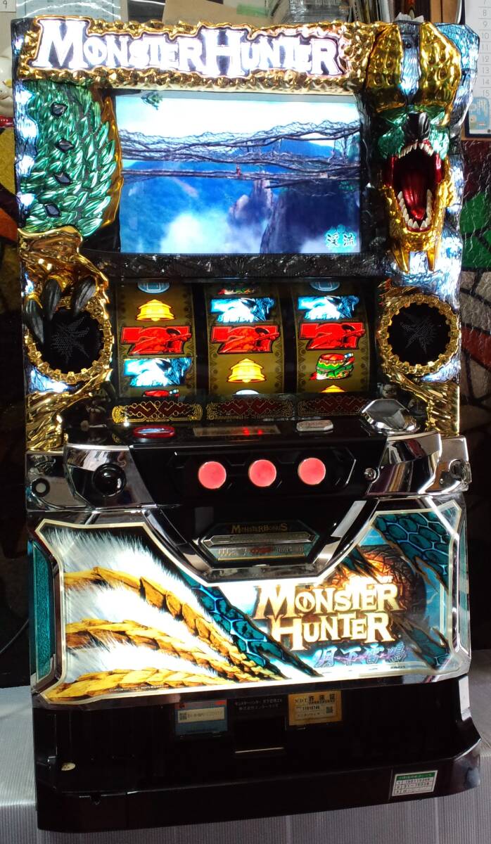 Yahoo!オークション -「モンスターハンター月下雷鳴」(パチスロ実機