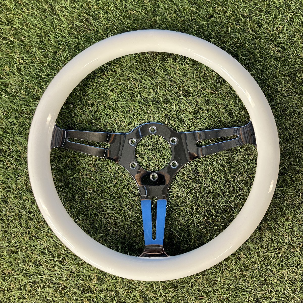 Yahoo!オークション -「ウッドステアリング ホワイト」(ステアリング