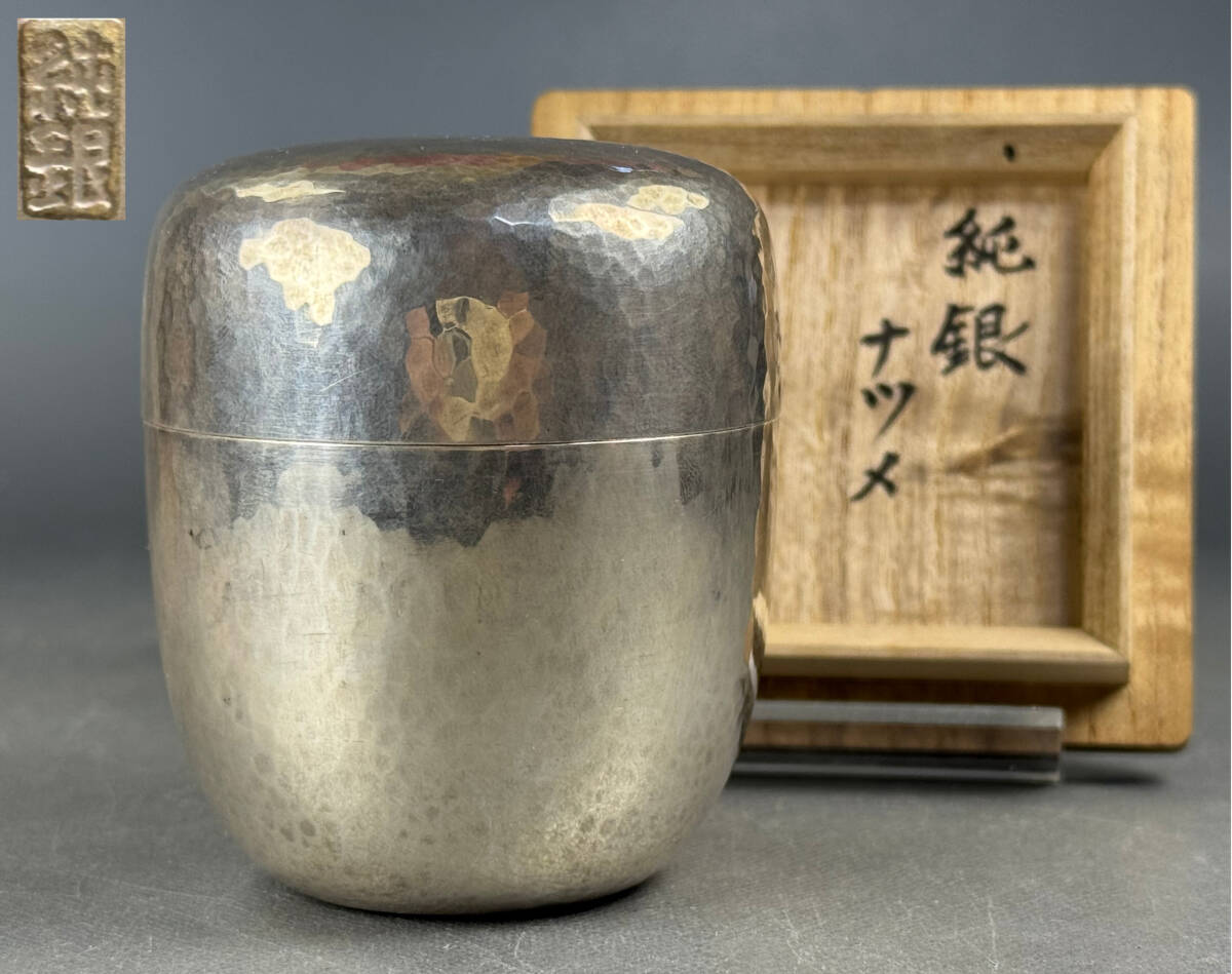 Yahoo!オークション -「茶道具 棗」(銀製) (金属工芸)の落札相場・落札価格