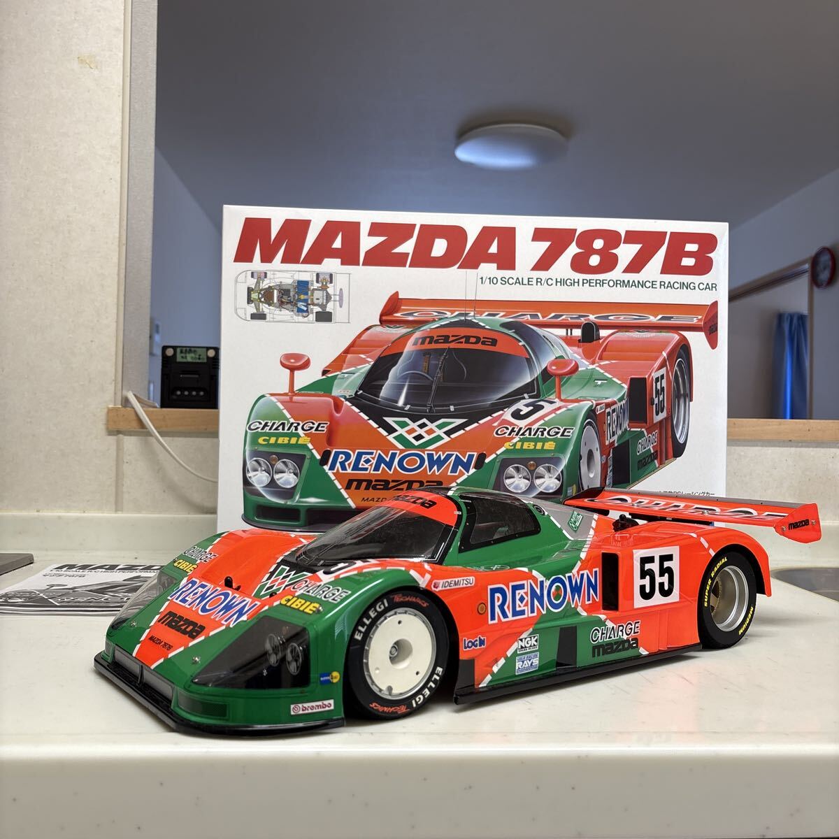 Yahoo!オークション -「タミヤ マツダ787b」(完成品（電動）) (自動車