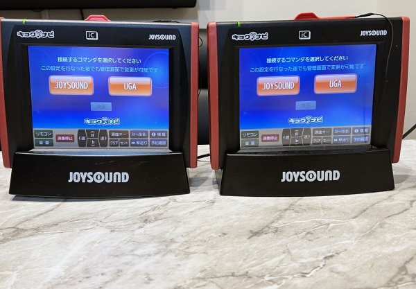 う6☆訳あり☆キョクナビJR-300BKセット（UGA-10の設定） JOYSOUND JR-