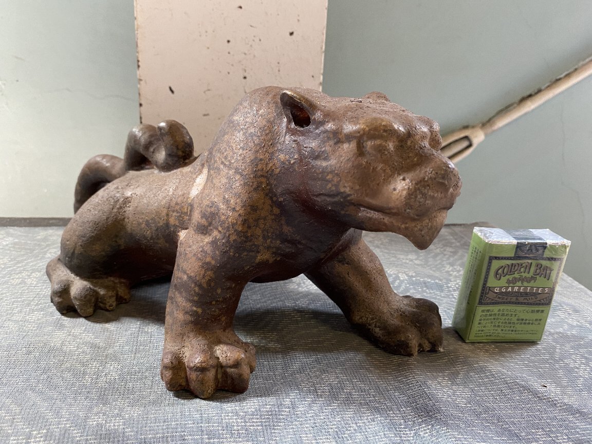 Yahoo!オークション - 「虎 置物」備前 (日本の陶磁) の落札相場・落札価格