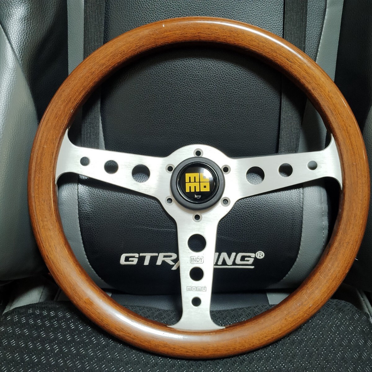 MOMO INDY ウッド ステアリングホイール 340mm MOMO INDY ウッド