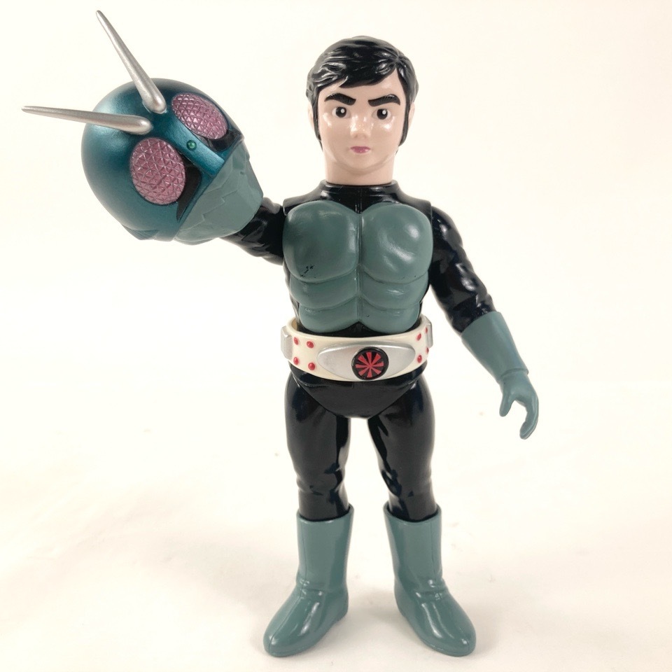 Yahoo!オークション -「東映レトロソフビコレクション 仮面ライダー旧1