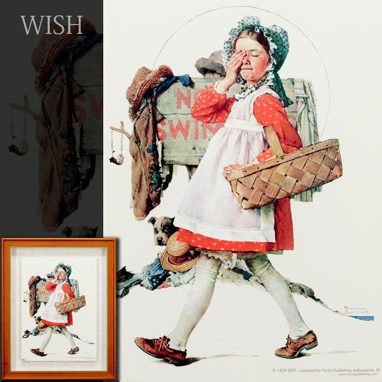 Yahoo!オークション -「ノーマンロックウェル」(石版画、リトグラフ