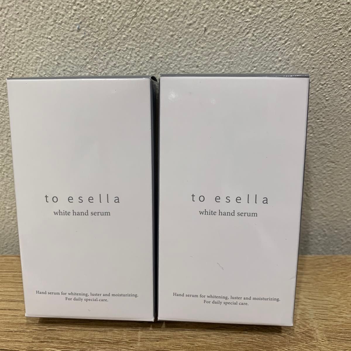 新品未開封☆to esella ホワイトハンドセラム 2個セット 各20ml