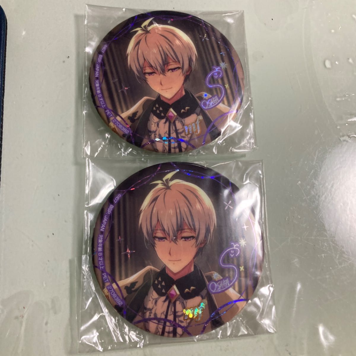 アイドリッシュセブン アイナナ 逢坂壮五 ホログラム缶バッジ 8周年 缶