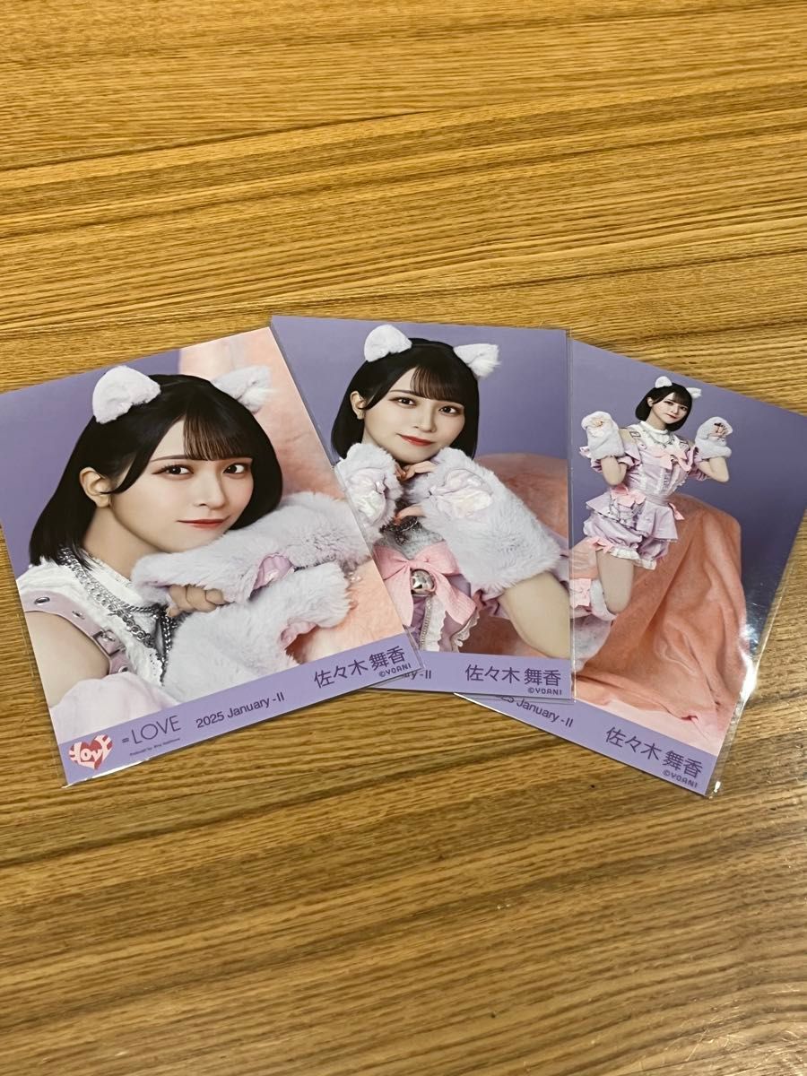 LOVE イコラブ 佐々木舞香 イコラブ ミニフォトVol 9 レア 猫衣装