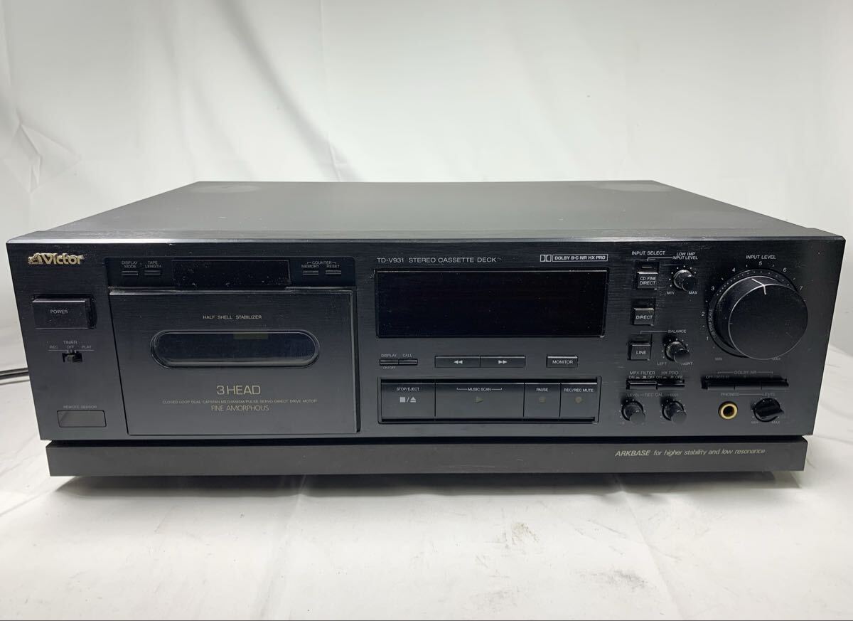 VICTOR TD-V931 激レアVictor TD-V931ステレオカセットデッキ リモコン