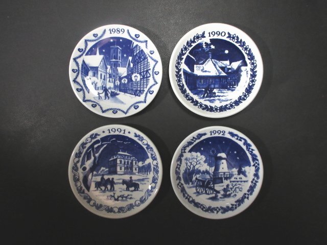 Yahoo!オークション -「ロイヤルコペンハーゲンイヤープレート (ミニ