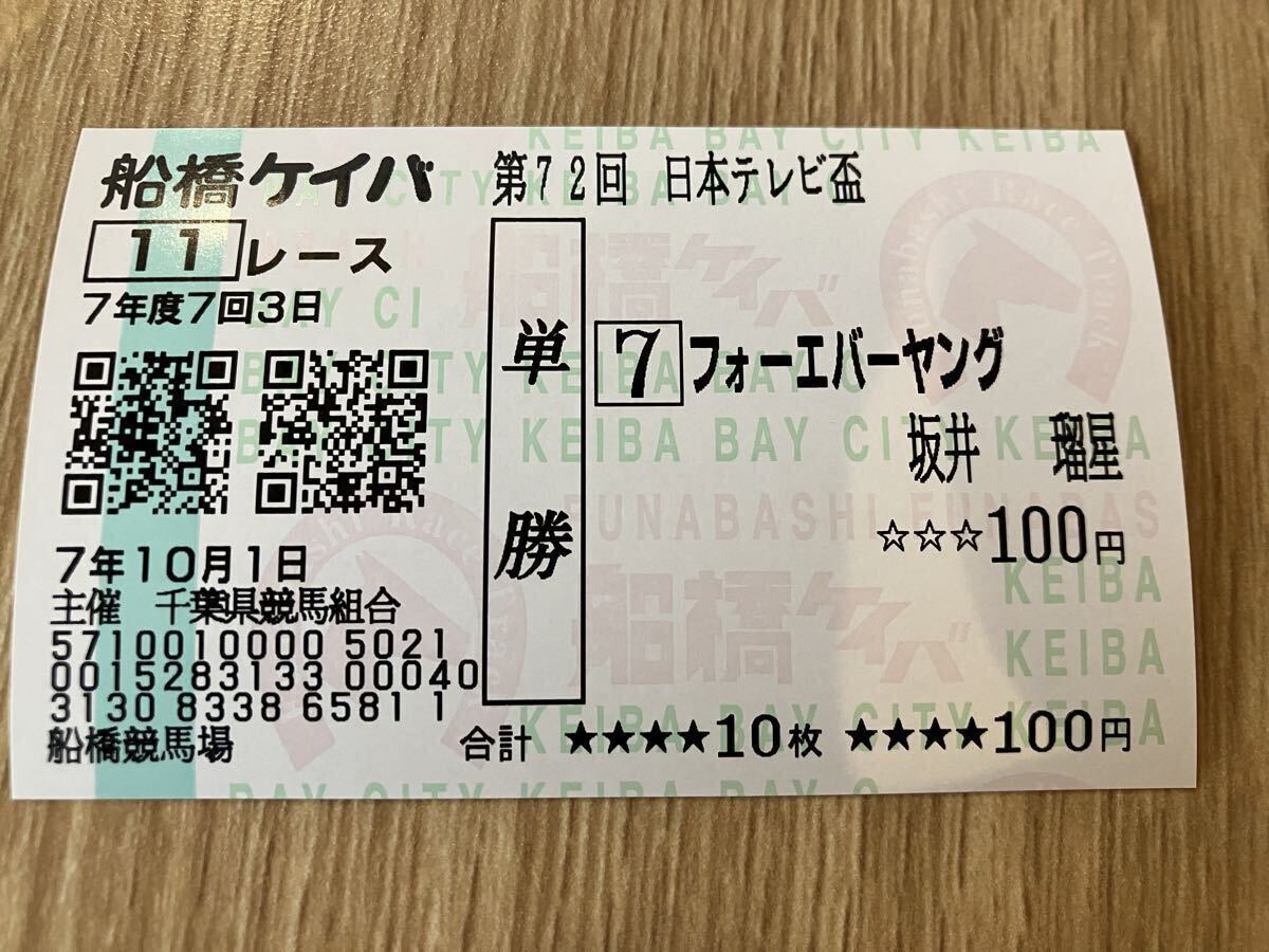 Yahoo!オークション -「フォーエバーヤング 馬券」の落札相場・落札価格