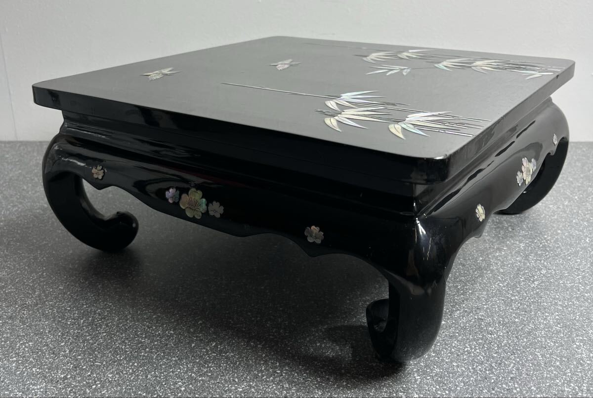 Yahoo!オークション -「螺鈿 テーブル」の落札相場・落札価格