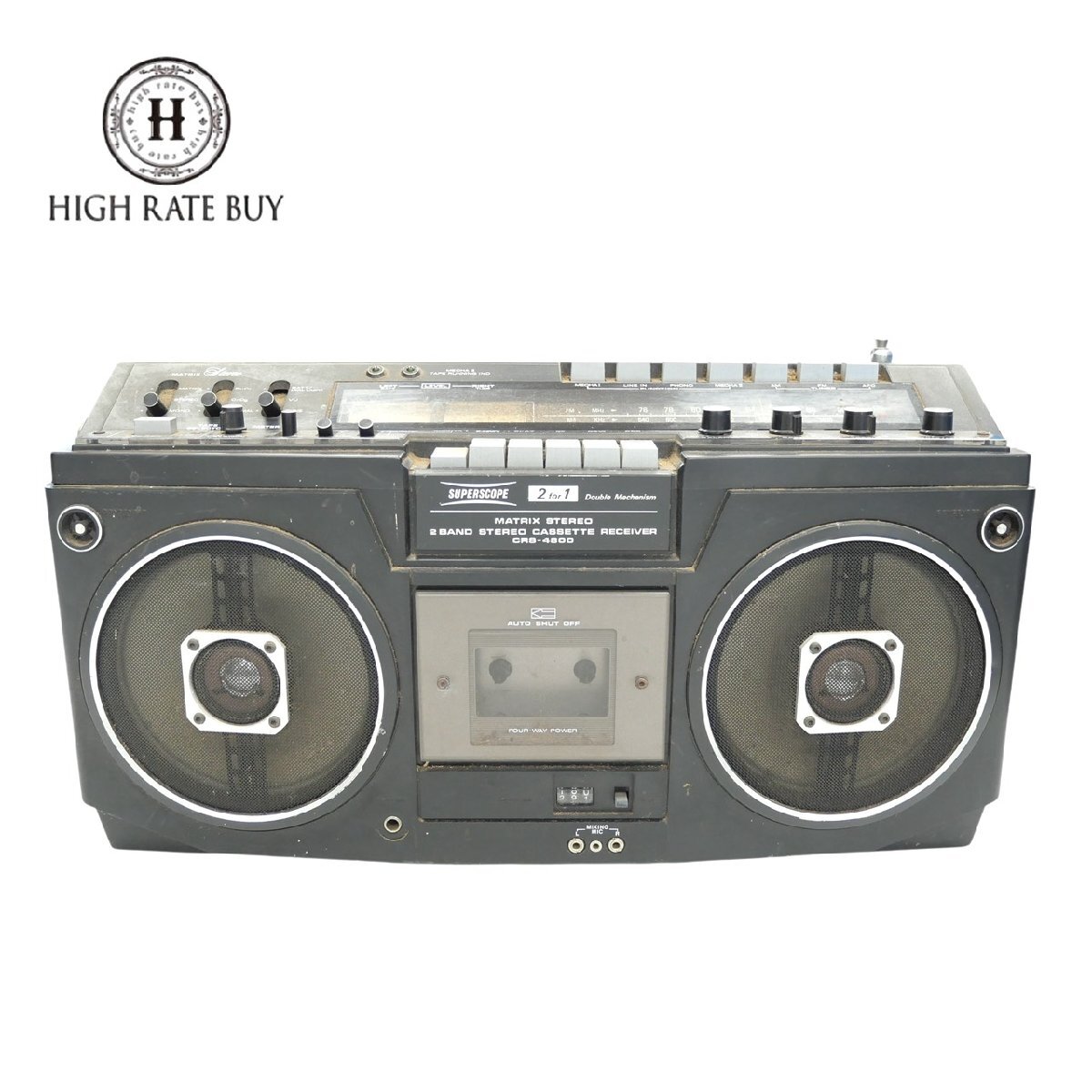 Yahoo!オークション -「ラジカセ スーパースコープ」の落札相場・落札価格