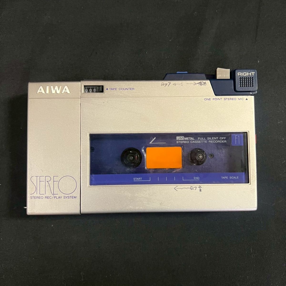 Yahoo!オークション -「aiwa hs f1」(カセットプレーヤー) (ポータブル