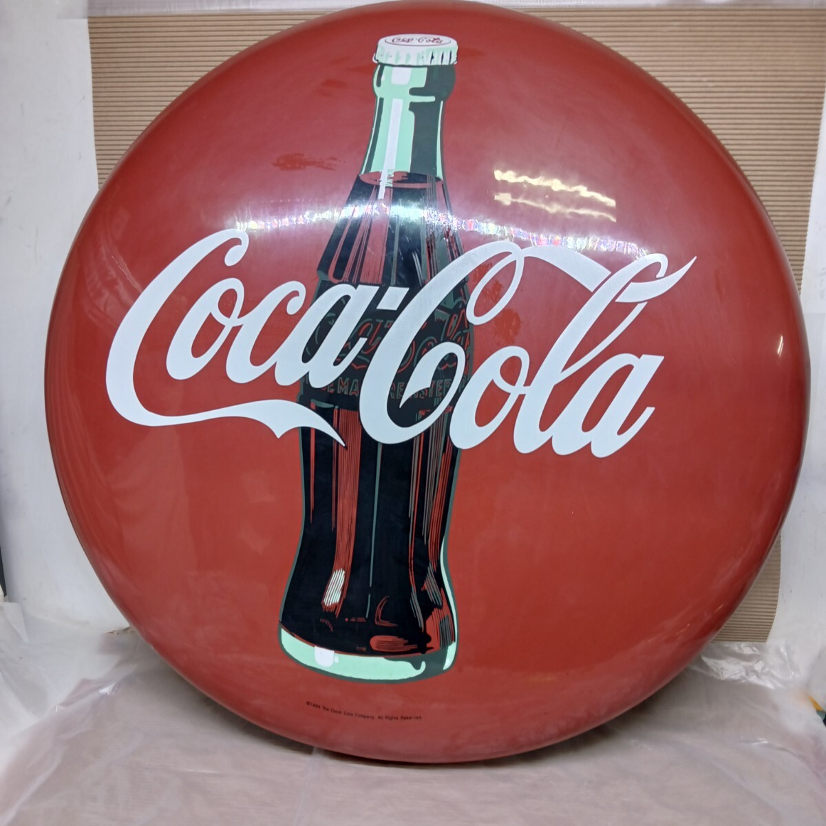 Yahoo!オークション -「コカコーラ 看板 丸」の落札相場・落札価格