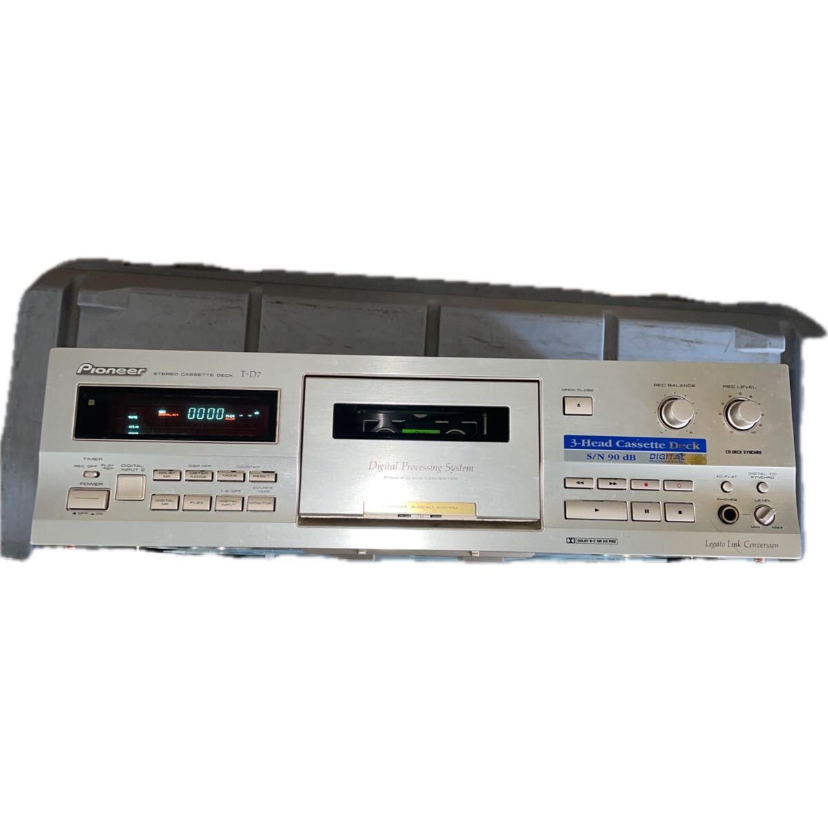 Yahoo!オークション -「pioneer 3ヘッドシングルカセットデッキ t-d7