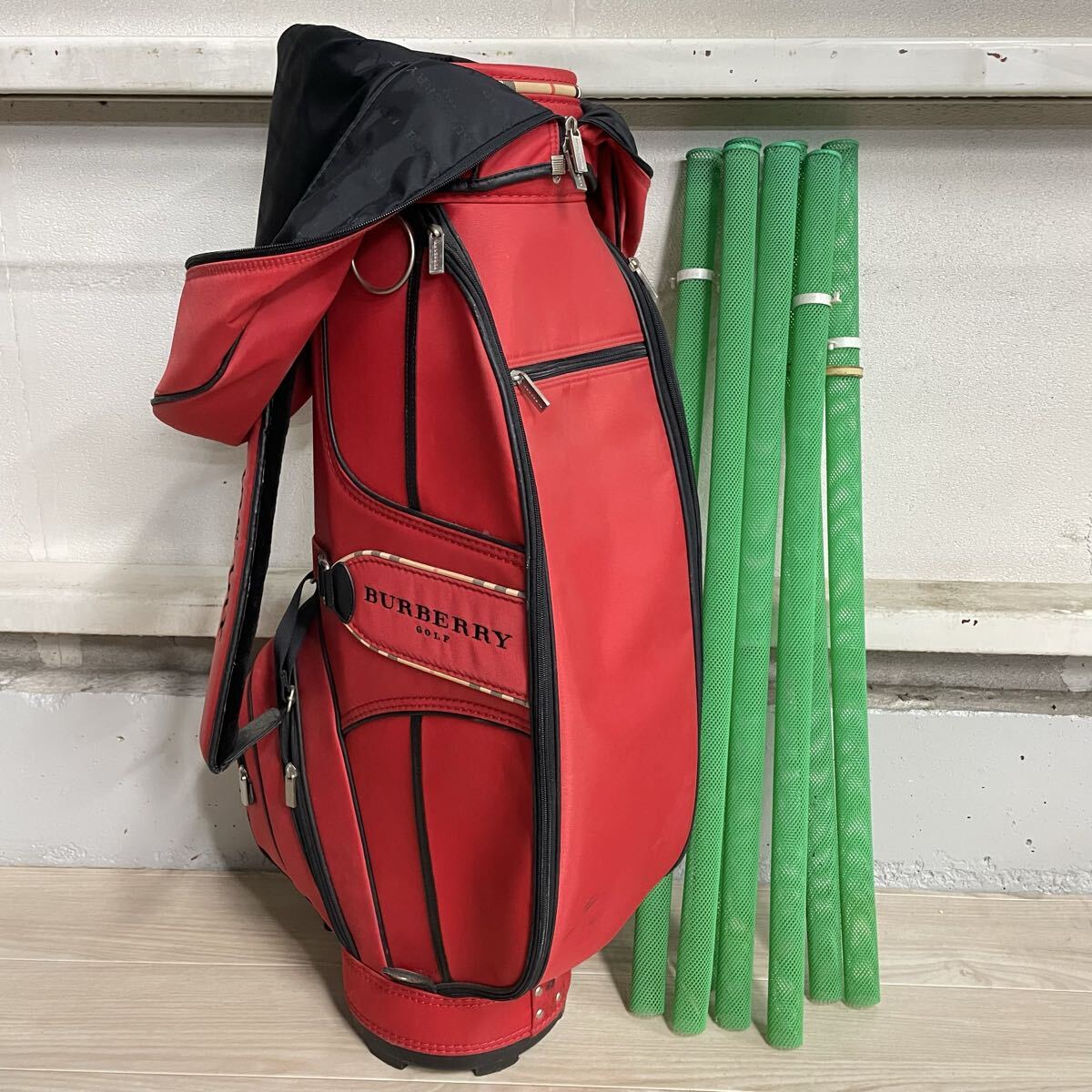 Yahoo!オークション -「バーバリーキャディバッグ」の落札相場・落札価格