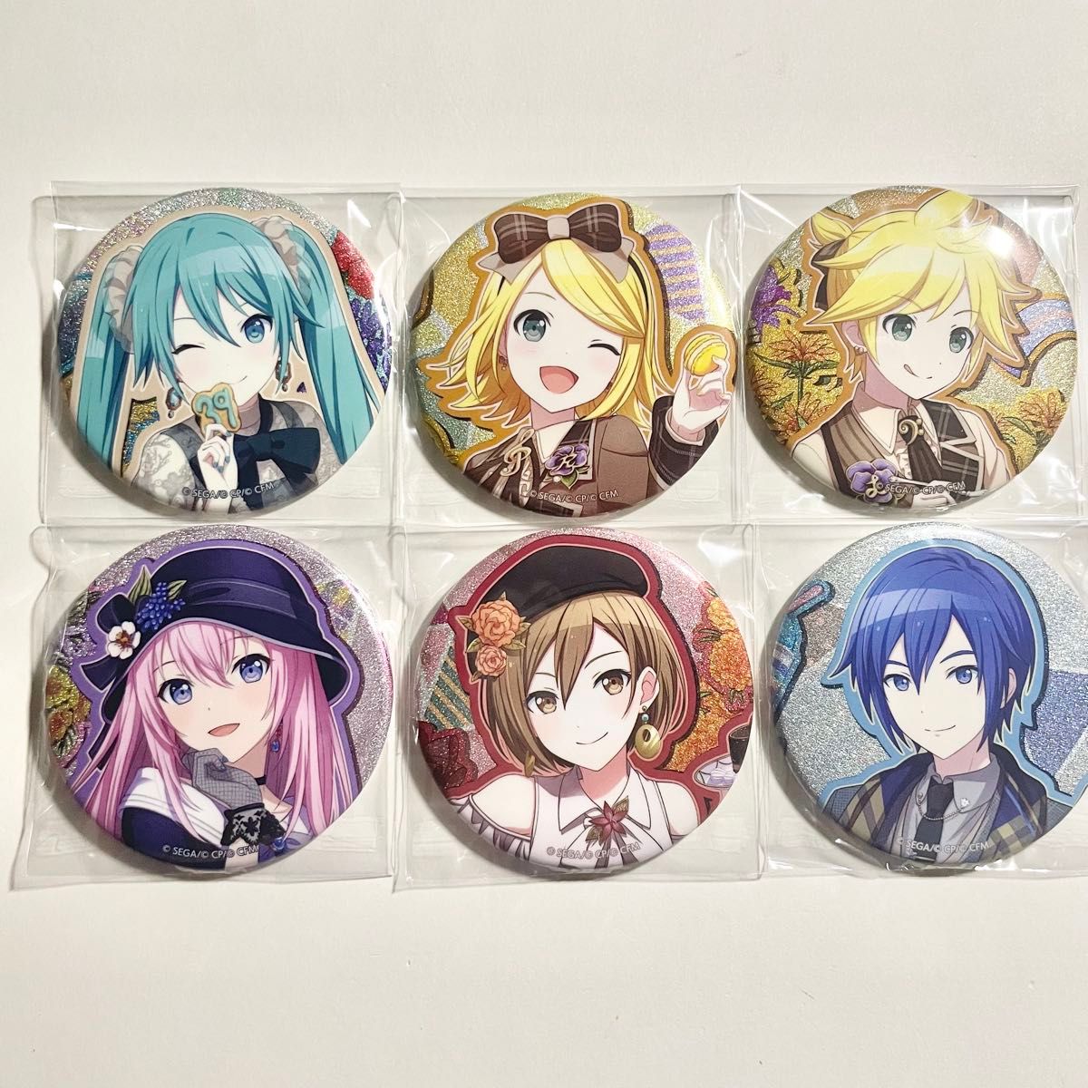 118 初音ミク プロジェクトセカイ 缶バッジ Art by Lunar MEIKO｜Yahoo