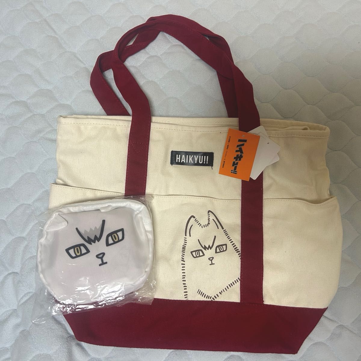 ハイキュー しまだマート エコバッグ トートバッグ かぷばっく ピンズ