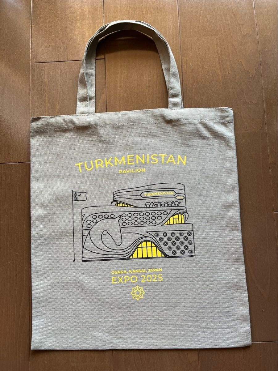 大阪関西 万博 UAE アラブ首長国連邦 トートバッグ チャーム 2点セット