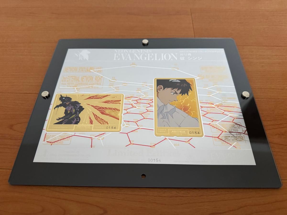 エヴァンゲリオン エヴァ展 箔押しアクリルブロック 初号機 渚カヲル