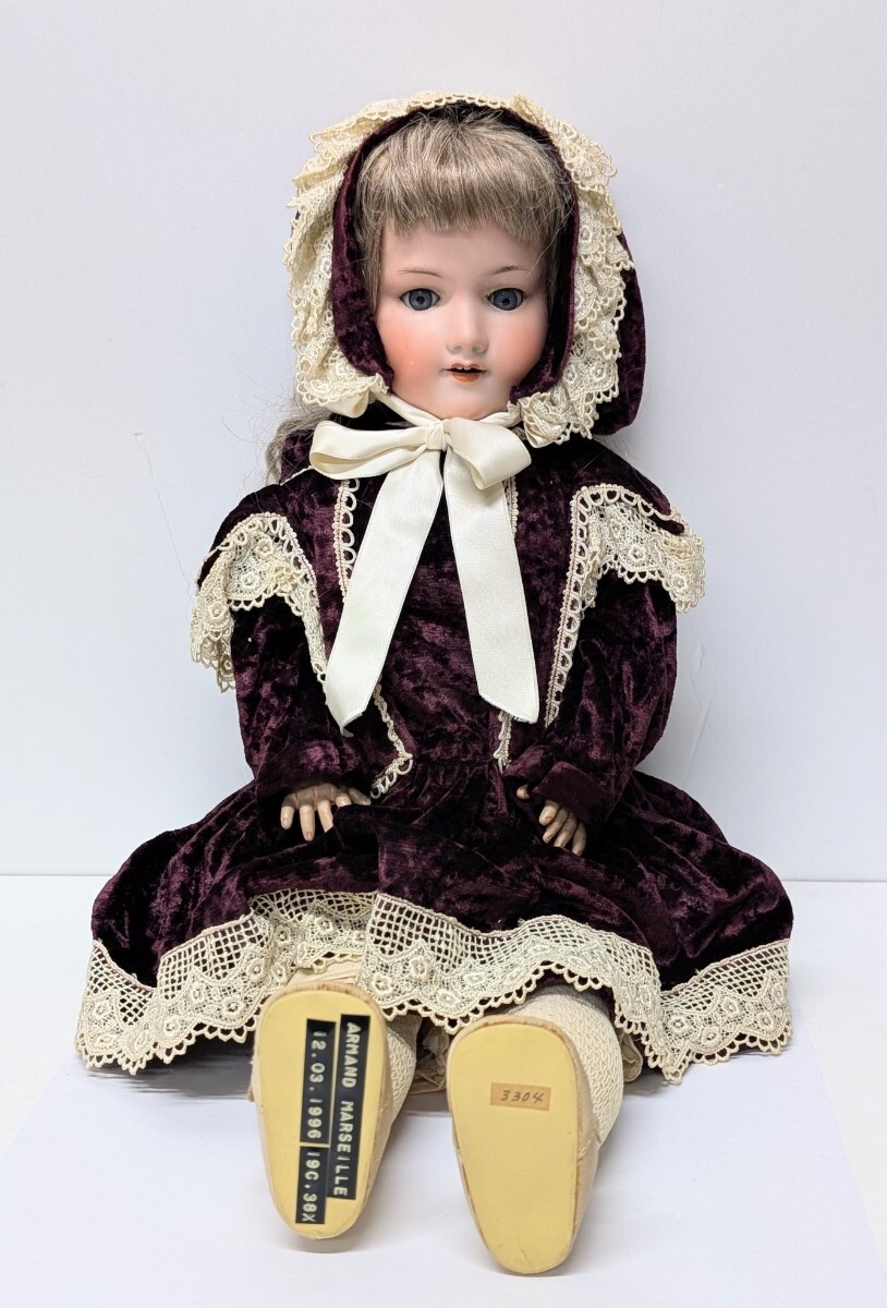 アンティーク ビスクドール アーモンドマルセル 390An 12M 76cm Yahoo