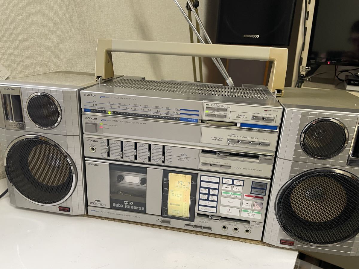 Yahoo!オークション -「victor pc-55」(ラジカセ) (カセットデッキ)の