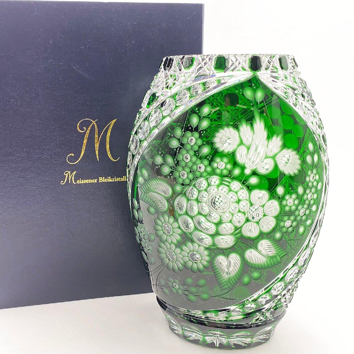 Yahoo!オークション -「マイセンクリスタル花瓶」の落札相場・落札価格