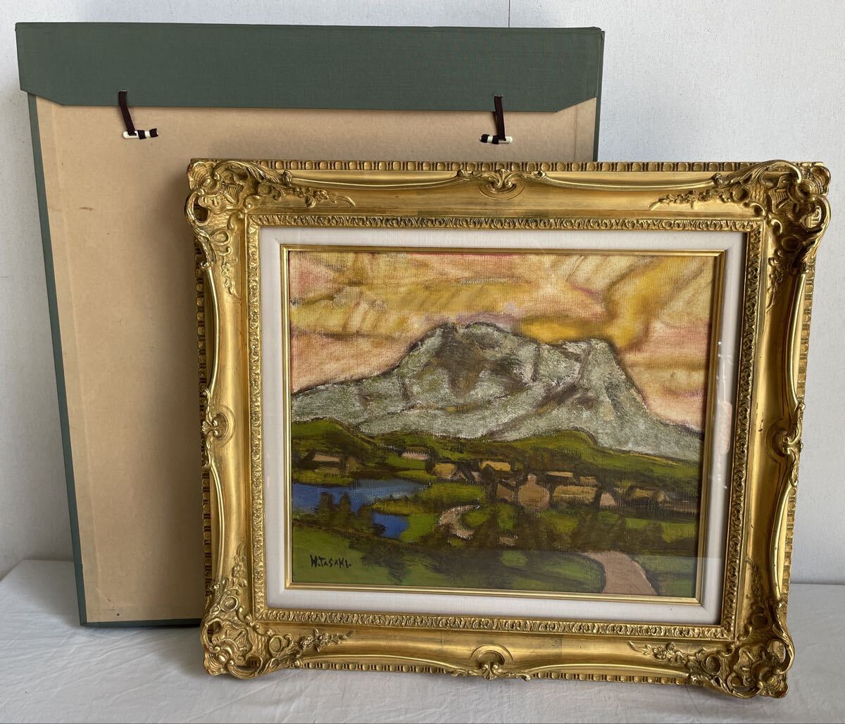 Yahoo!オークション -「油絵 山」(美術品) の落札相場・落札価格