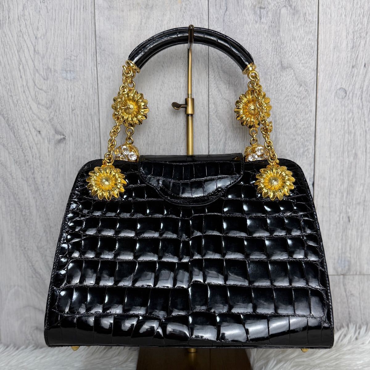 Yahoo!オークション -「jardin des sacs クロコダイル」の落札相場