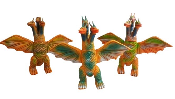 Yahoo!オークション -「ブルマァク復刻」(キングギドラ) (ゴジラ、怪獣