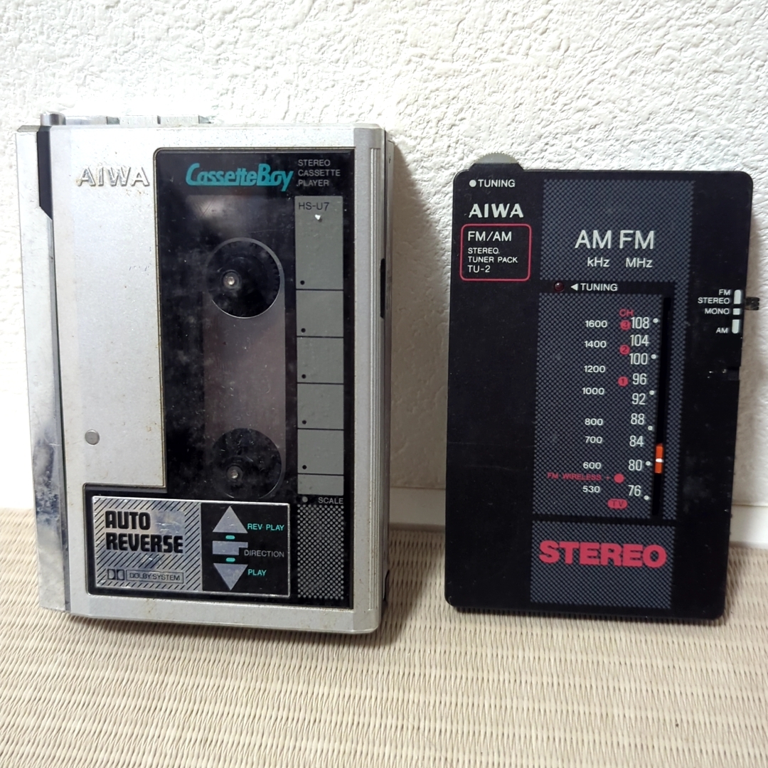 Yahoo!オークション -「aiwa hs u7」(カセットプレーヤー) (ポータブル