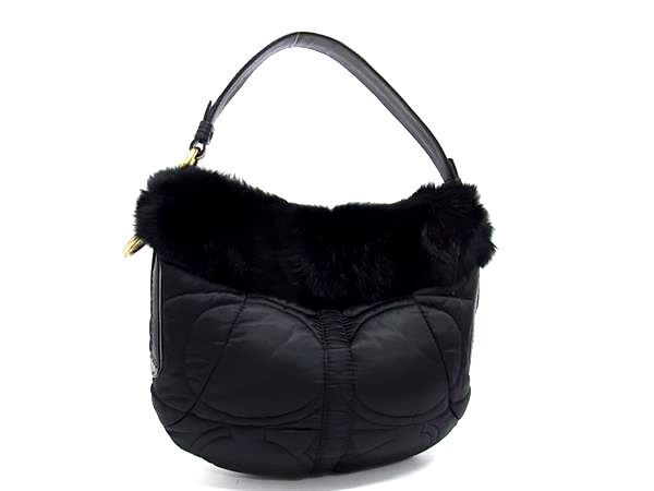 Yahoo!オークション -「コーチファーバッグ」の落札相場・落札価格