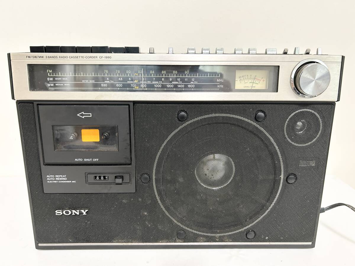 Yahoo!オークション -「sony cf-1990」(ラジカセ) (カセットデッキ)の